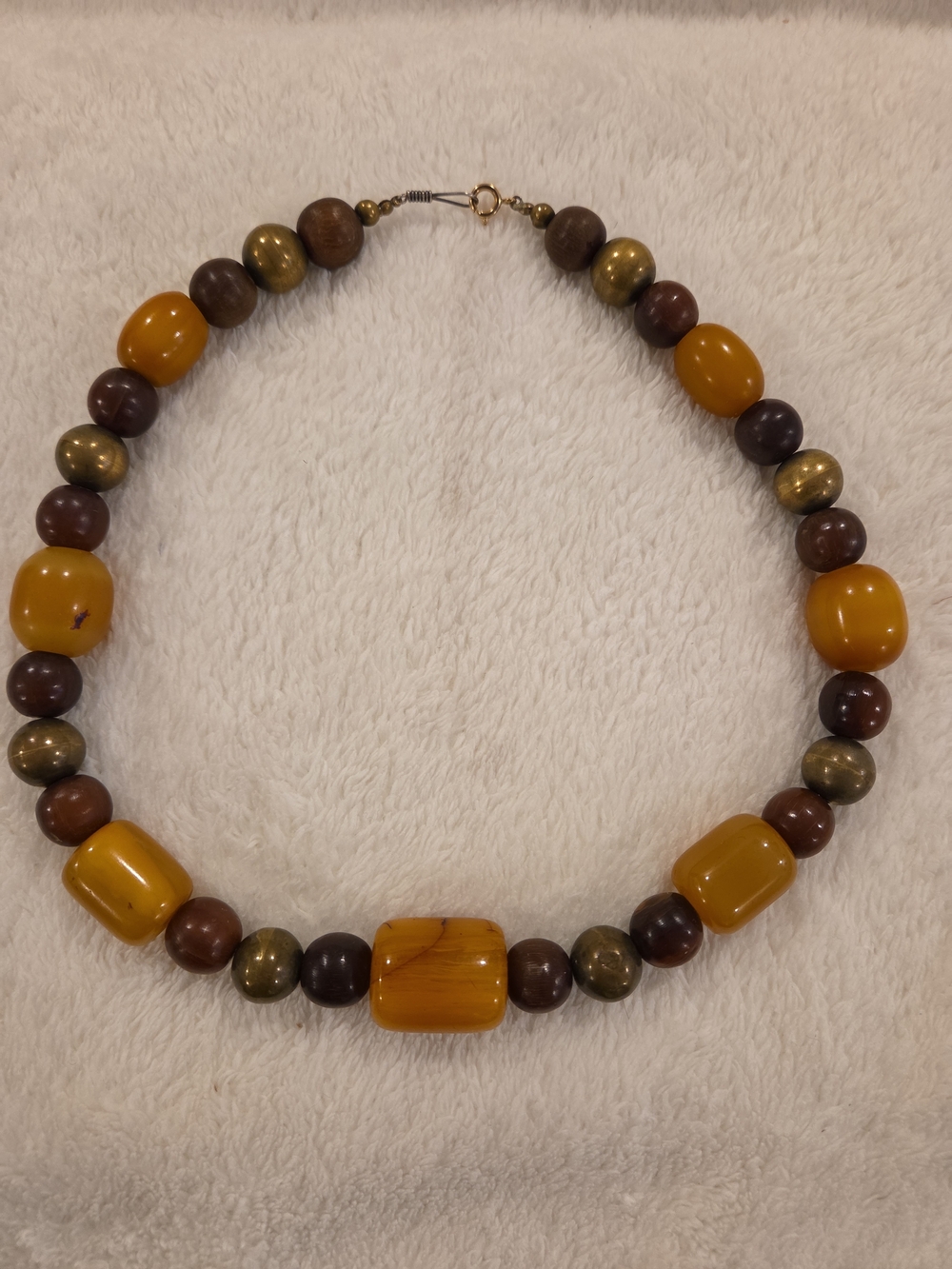 Vintage Catalin/Bakelite Style Bead Necklace